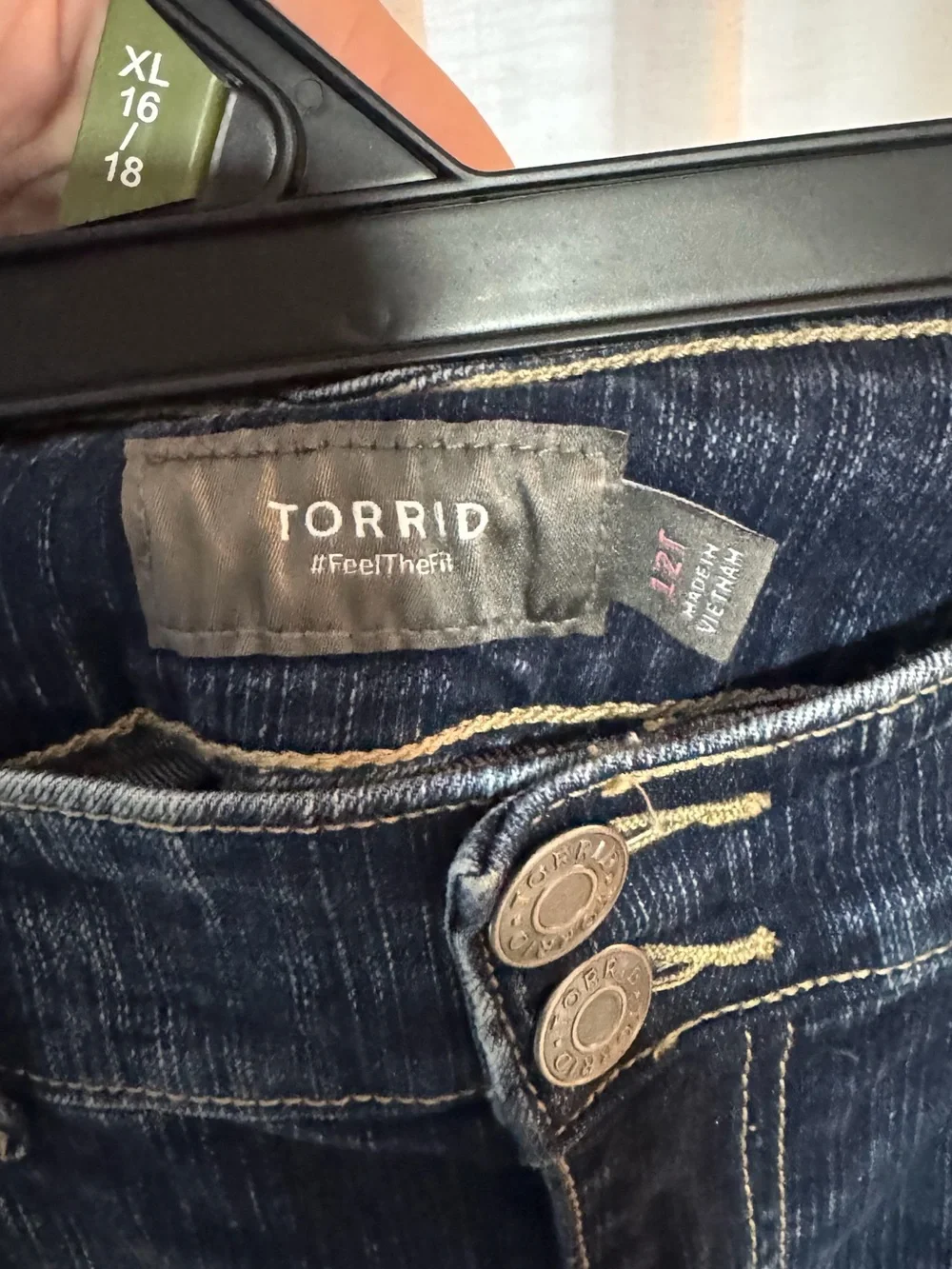 torrid Dark Blue Straight Leg Jeans